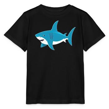 Requin - T-shirt bio MINI CREATOR Stanley/Stella Enfant - noir - Devant - Mikhail (115cm)