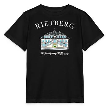 Rietberg Historisches Rathaus, Handzeichnung - Stanley/Stella Kinder T-Shirt MINI CREATOR  - Schwarz - Vorne - Mikhail (115cm)