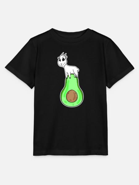 Ziegenbock auf Avocado - Stanley/Stella Kinder T-Shirt MINI CREATOR - Schwarz