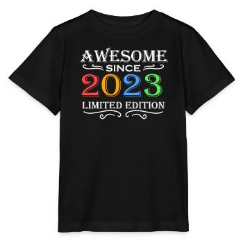 2023 - Jahrgang 2023 - Fantastisch seit 2023 - Stanley/Stella Kinder T-Shirt MINI CREATOR  - Schwarz - Vorne - Mikhail (115cm)