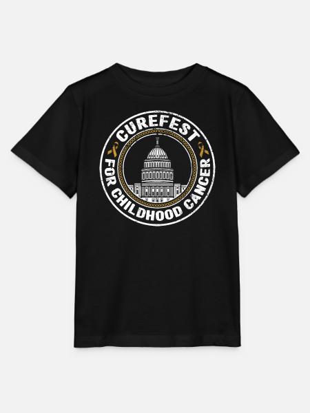 Capitol Crest Kinderkrebs Hoffnung - Stanley/Stella Kinder T-Shirt MINI CREATOR - Schwarz