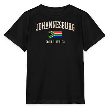 Johannesburg Südafrika Vintage - Stanley/Stella Kinder T-Shirt MINI CREATOR  - Schwarz - Vorne - Mikhail (115cm)