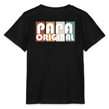 Papa Original - T-shirt bio MINI CREATOR Stanley/Stella Enfant - noir - Devant - Mikhail (115cm)