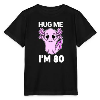 80e anniversaire - 80e anniversaire - Câlin - T-shirt bio MINI CREATOR Stanley/Stella Enfant - noir - Devant - Mikhail (115cm)