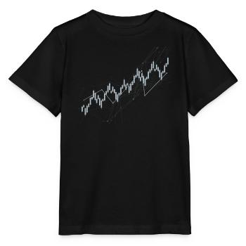 Graphique en chandelier - T-shirt bio MINI CREATOR Stanley/Stella Enfant - noir - Devant - Mikhail (115cm)