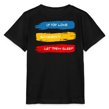 Laissez-les dormir - T-shirt bio MINI CREATOR Stanley/Stella Enfant - noir - Devant - Mikhail (115cm)