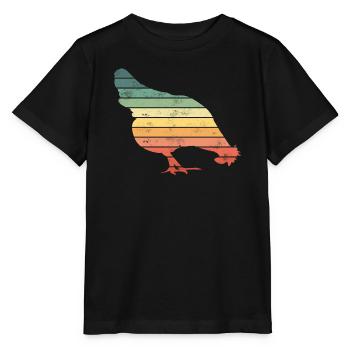 Chicken Chickens - Stanley/Stella MINI CREATOR Kids’ T-Shirt - black - Front - Mikhail (115cm)