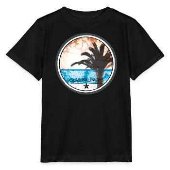 Islas Baleares - Stanley/Stella Kinder T-Shirt MINI CREATOR  - Schwarz - Vorne - Mikhail (115cm)