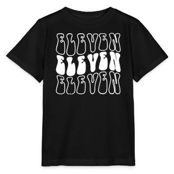Elf 11. Geburtstag Kinder Jungen Mädchen 11 Jahre alt - Stanley/Stella Kinder T-Shirt MINI CREATOR  - Schwarz - Vorne - Mikhail (115cm)