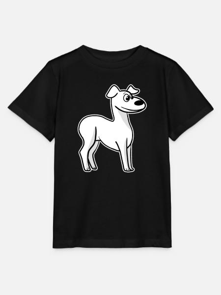 Whippet Hunderasse Windhund hundebesitzer - Stanley/Stella Kinder T-Shirt MINI CREATOR  - Schwarz
