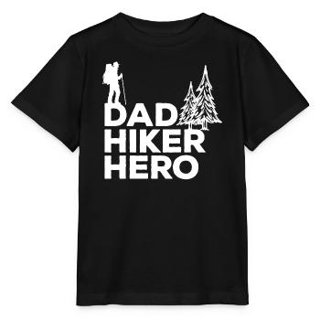 Expérience de la nature Itinéraires de randonnée Déclaration Randonnée - T-shirt bio MINI CREATOR Stanley/Stella Enfant - noir - Devant - Mikhail (115cm)