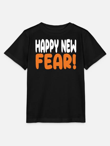Frohe neue Angst! - Stanley/Stella Kinder T-Shirt MINI CREATOR - Schwarz