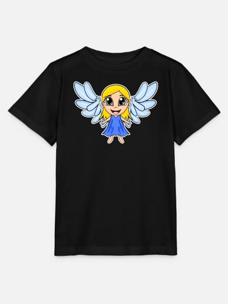 Engel Mädchen Flügel - Stanley/Stella Kinder T-Shirt MINI CREATOR  - Schwarz