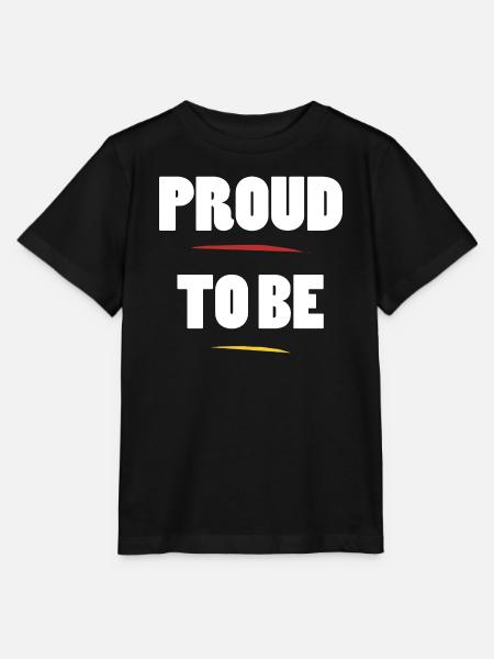 Proud to be ego quote - Stanley/Stella MINI CREATOR Kids’ T-Shirt - black