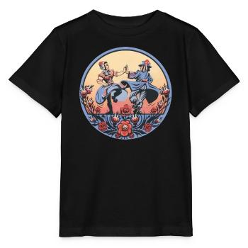 Sorbische Folklore – Tanzszene - Stanley/Stella Kinder T-Shirt MINI CREATOR  - Schwarz - Vorne - Mikhail (115cm)