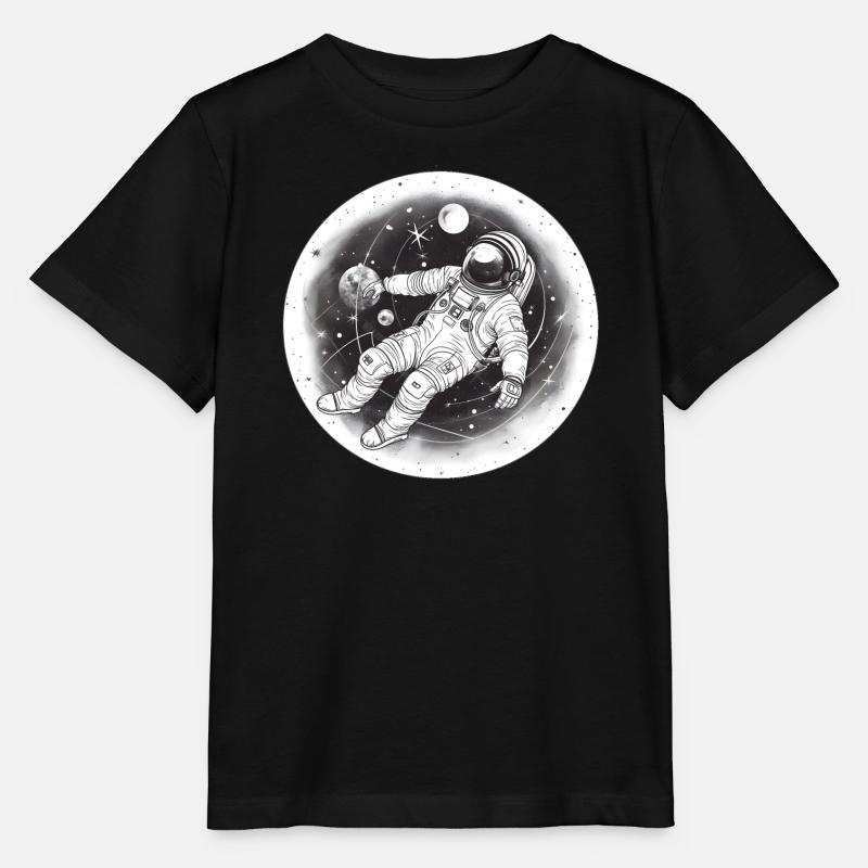 Astronaut - Stanley/Stella Kinder T-Shirt MINI CREATOR - Schwarz