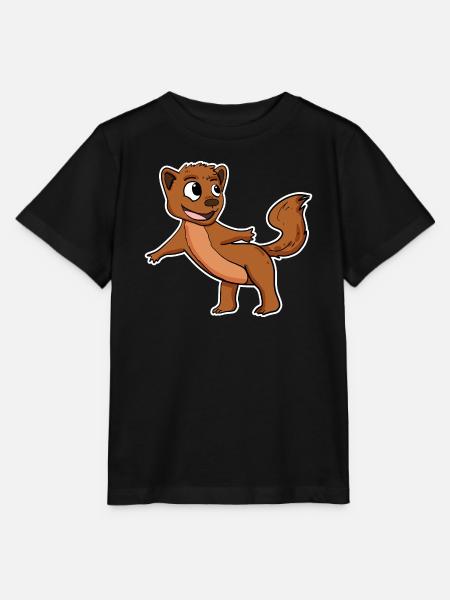 Wiesel Marder - Stanley/Stella Kinder T-Shirt MINI CREATOR - Schwarz