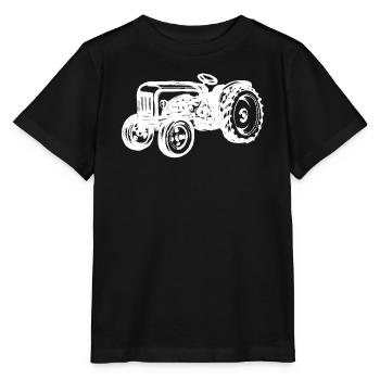 Machines agricoles Véhicule Tracteur agricole Pays Air - T-shirt bio MINI CREATOR Stanley/Stella Enfant - noir - Devant - Mikhail (115cm)