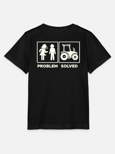 Traktor Statement Nutzfahrzeug Fahrzeug Ackerbau - Stanley/Stella Kinder T-Shirt MINI CREATOR - Schwarz