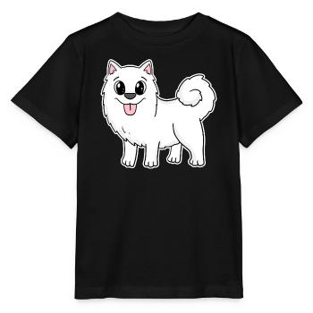 Samoyède Chien Races Chiens Chiens - T-shirt bio MINI CREATOR Stanley/Stella Enfant - noir - Devant - Mikhail (115cm)