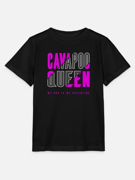 Cavapoo Königin - Stanley/Stella Kinder T-Shirt MINI CREATOR - Schwarz