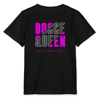 Bocce Königin - Stanley/Stella Kinder T-Shirt MINI CREATOR  - Schwarz - Vorne - Mikhail (115cm)