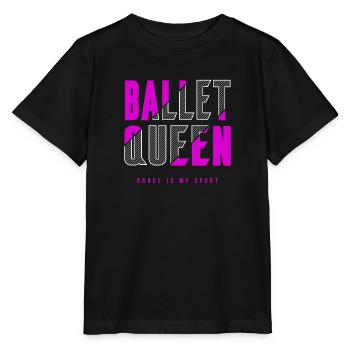 Ballet Queen - Stanley/Stella MINI CREATOR Kids’ T-Shirt - black - Front - Mikhail (115cm)