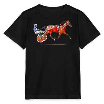 Trotting - Stanley/Stella MINI CREATOR Kids’ T-Shirt - black - Front - Mikhail (115cm)