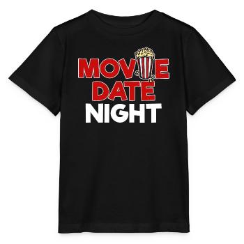 Popcorn Statement Movies Kino Nacht Streaming - Stanley/Stella Kinder T-Shirt MINI CREATOR  - Schwarz - Vorne - Mikhail (115cm)