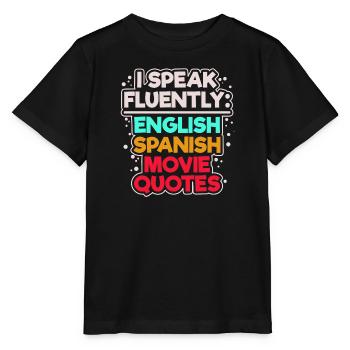 Movies Statement Streaming Film Schauen Cineast - Stanley/Stella Kinder T-Shirt MINI CREATOR  - Schwarz - Vorne - Mikhail (115cm)