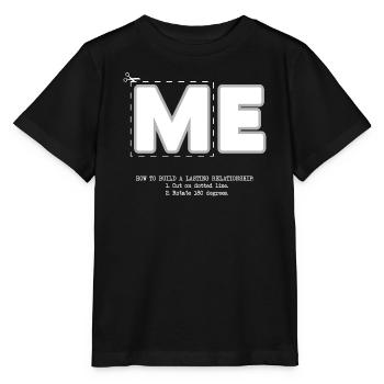 Moi (sombre) - T-shirt bio MINI CREATOR Stanley/Stella Enfant - noir - Devant - Mikhail (115cm)