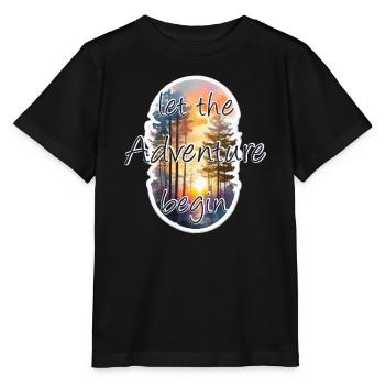 Aventure - T-shirt bio MINI CREATOR Stanley/Stella Enfant - noir - Devant - Mikhail (115cm)