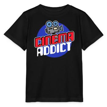 Movies, Camera, Statement, Theater, Movie Night, Movies - Stanley/Stella MINI CREATOR Kids’ T-Shirt - black - Front - Mikhail (115cm)