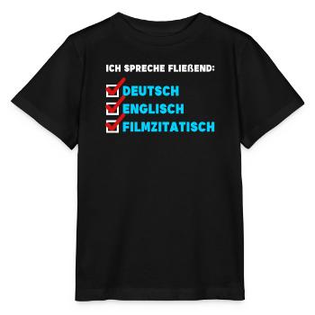 Film Schauen Movies Streaming Theater Statement - Stanley/Stella Kinder T-Shirt MINI CREATOR  - Schwarz - Vorne - Mikhail (115cm)