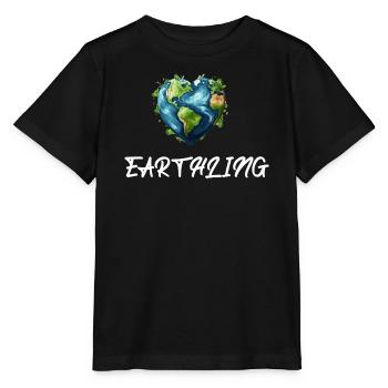 Citoyen terrien du monde - T-shirt bio MINI CREATOR Stanley/Stella Enfant - noir - Devant - Mikhail (115cm)