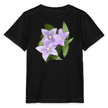 PURPURNE BALLONBLUME - Stanley/Stella Kinder T-Shirt MINI CREATOR  - Schwarz - Vorne - Mikhail (115cm)