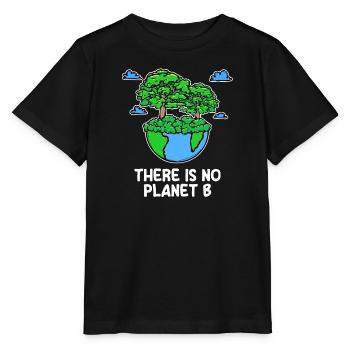 Mutter Erde Planet Statement Baum Naturschutz - Stanley/Stella Kinder T-Shirt MINI CREATOR  - Schwarz - Vorne - Mikhail (115cm)