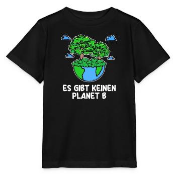 Baum Planet Erde Statement Umwelt Umweltfreundlich - Stanley/Stella Kinder T-Shirt MINI CREATOR  - Schwarz - Vorne - Mikhail (115cm)