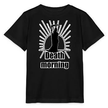 Death morning - Stanley/Stella MINI CREATOR Kids’ T-Shirt - black - Front - Mikhail (115cm)