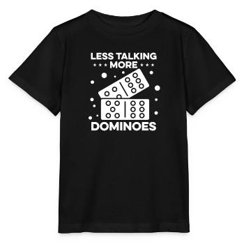 Domino Spiel Design - Stanley/Stella Kinder T-Shirt MINI CREATOR  - Schwarz - Vorne - Mikhail (115cm)