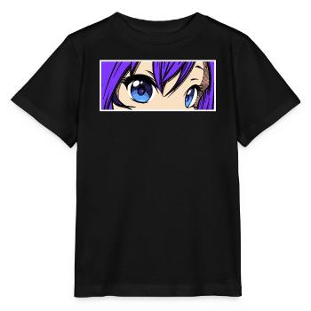 Comic Zeichentrick Manga Japon Anime Animation - T-shirt bio MINI CREATOR Stanley/Stella Enfant - noir - Devant - Mikhail (115cm)