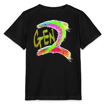 Generation Z - Stanley/Stella MINI CREATOR Kids’ T-Shirt - black - Front - Mikhail (115cm)