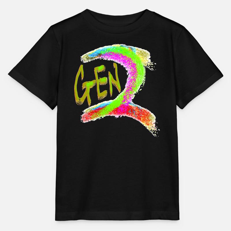 Generation Z - Stanley/Stella Kinder T-Shirt MINI CREATOR  - Schwarz