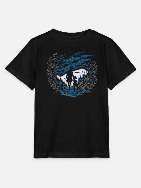 Ätherisches Flüstern - Stanley/Stella Kinder T-Shirt MINI CREATOR - Schwarz
