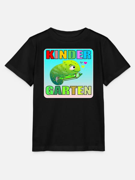 KINDERGARTEN KIND TIERE AMPHIBIE - Stanley/Stella Kinder T-Shirt MINI CREATOR - Schwarz