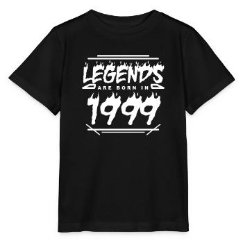 Baujahr 1999 - Stanley/Stella Kinder T-Shirt MINI CREATOR  - Schwarz - Vorne - Mikhail (115cm)