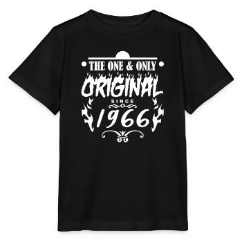 1966 - Baujahr 1966 - Jahrgang 1966 - Stanley/Stella Kinder T-Shirt MINI CREATOR  - Schwarz - Vorne - Mikhail (115cm)