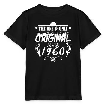 1960 - Baujahr 1960 - Jahrgang 1960 - Stanley/Stella Kinder T-Shirt MINI CREATOR  - Schwarz - Vorne - Mikhail (115cm)