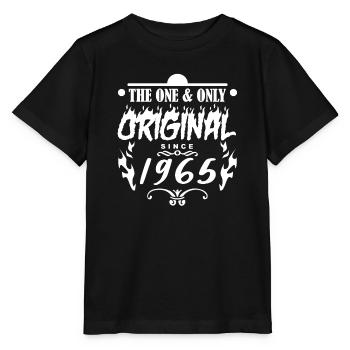 1965 - Baujahr 1965 - Jahrgang 1965 - Stanley/Stella Kinder T-Shirt MINI CREATOR  - Schwarz - Vorne - Mikhail (115cm)