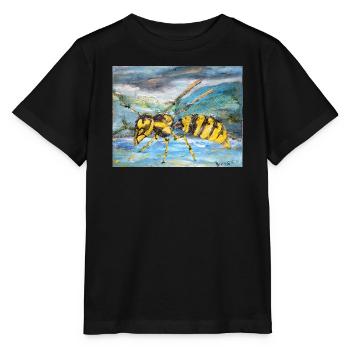 Guêpe - T-shirt bio MINI CREATOR Stanley/Stella Enfant - noir - Devant - Mikhail (115cm)